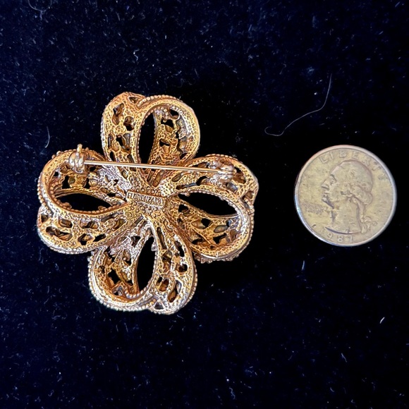 Florenza brooch.  Vintage and signed - Picture 2 of 2